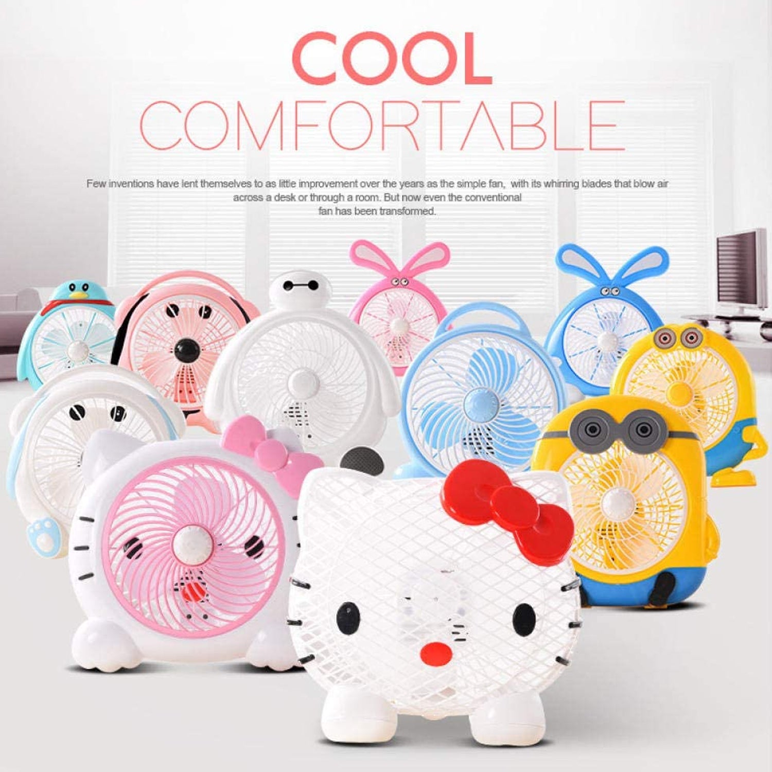 6464 Plastic Cute Mini  Cartoon Electric Usb Fan Desk Fan For Children (Battery Not Include) 6464 Plastic Cute Mini  Cartoon Electric Usb Fan Desk Fan For Children (Battery Not Include)